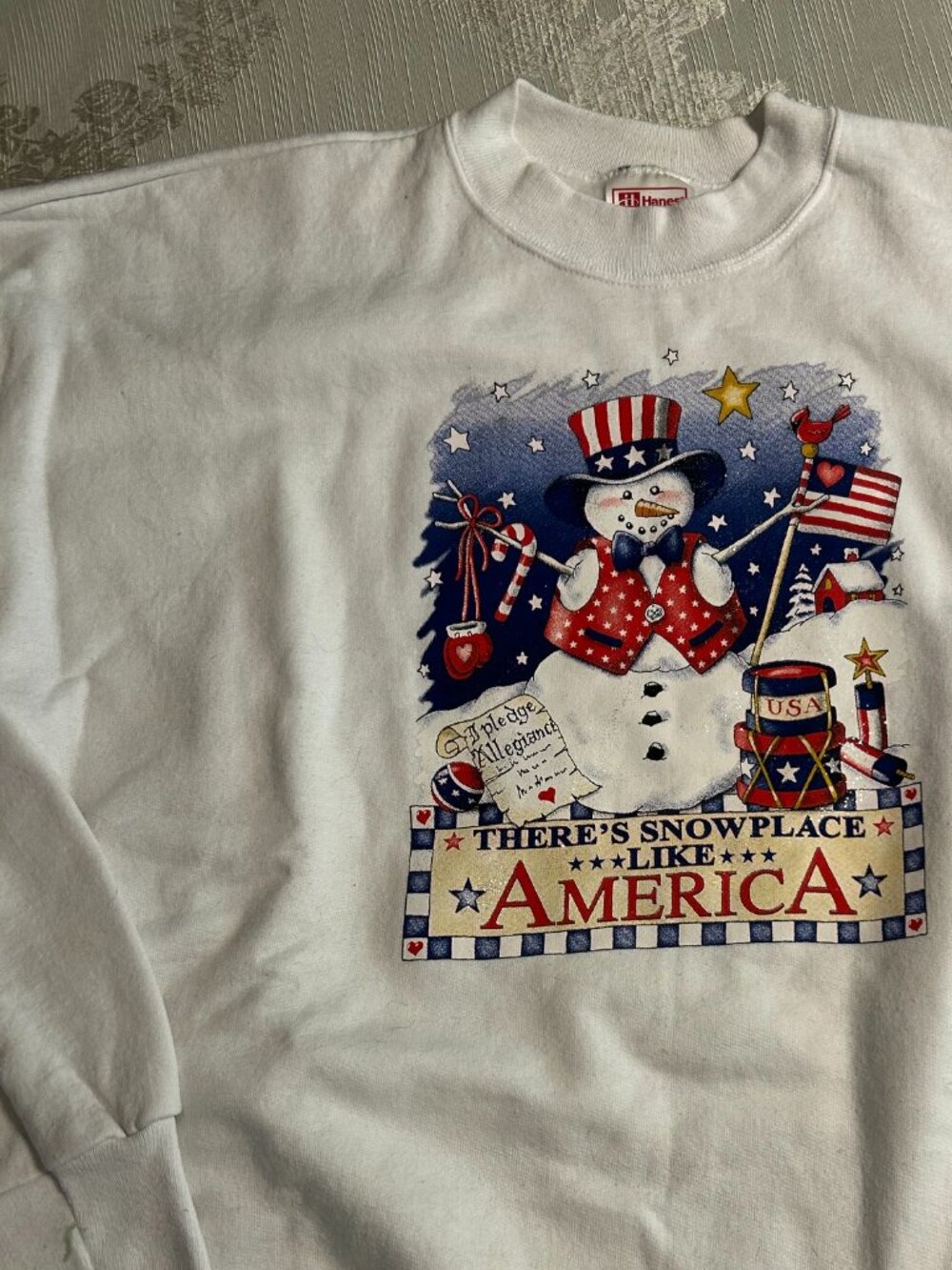 Patriotic sweat shirt - Picture 2 of 4
